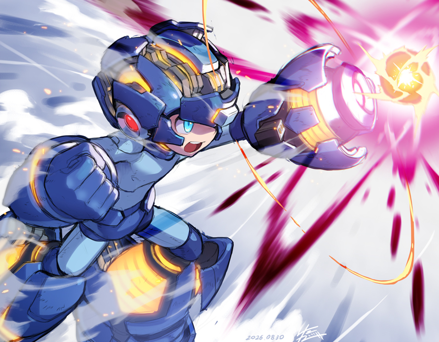 tonamikanji's tweet photo. 落書きのロックマン https://t.co/Vxh8R3uMzm