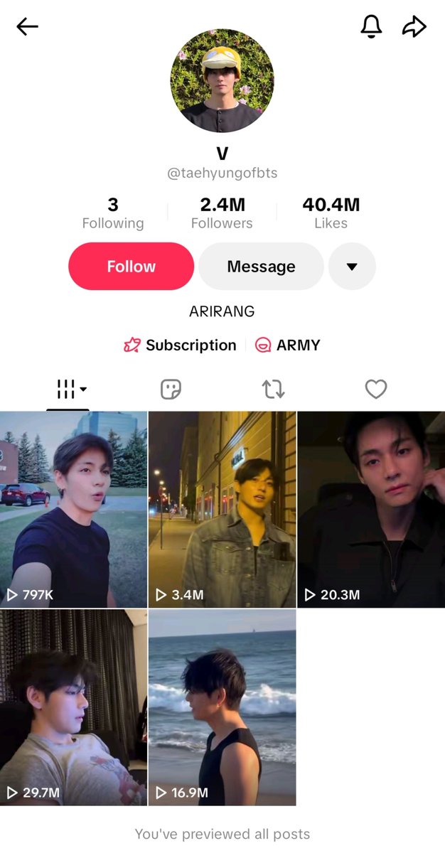 TAETAE_PH's tweet photo. 🚨 PLEASE REPORT THIS FAKE TAEHYUNG ACCOUNT 🚨

Please help us report this TikTok account for impersonating Taehyung. When you search “V” on TikTok, this account appears among the first results and is misleading people into thinking it is Taehyung’s official account. The account is also asking people to subscribe.

🐯 FAKE ACCOUNT:
https://t.co/nnv8yv9lhe

Please:
• Report the account for impersonation
• Report ALL of its posts that are impersonating Taehyung
• Do not subscribe, follow, or engage with the account
• Submit a report through the HYBE Artist Rights Protection Portal

🔗 HYBE Protection Portal: https://t.co/x101tzXRsu

Please help us get this account taken down and prevent fans from being misled. Report, don’t engage. 🙏