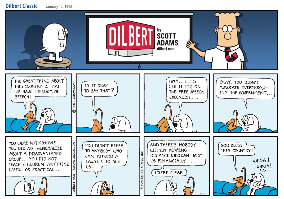 ScottAdamsSays's tweet photo. 1992 Dilbert Classics Week https://t.co/ypFm0fZldZ