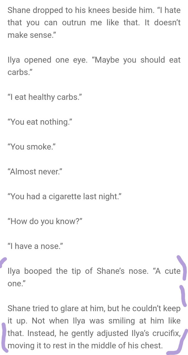 aei00_06's tweet photo. Food: It’s a mutual, playful back-and-forth. They tease each other about food, give as good as they get, and the teasing naturally shifts into flirting. Ilya knows how strict Shane is about his diet and takes it seriously too. https://t.co/pbx4ZyIwJ2