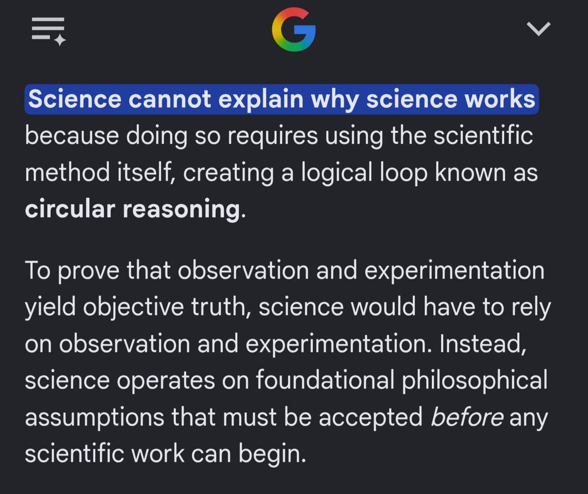 steveboshoff's tweet photo. @Ernest1588761 If science cannot even explain things in this world, how will it explain things that are outside our dimension of time space and matter. https://t.co/ypVKROZNpG