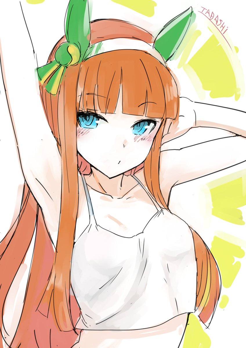 TADASHIillust02's tweet photo. 薄着なスズカさんだよ https://t.co/K0kkhPlEtD