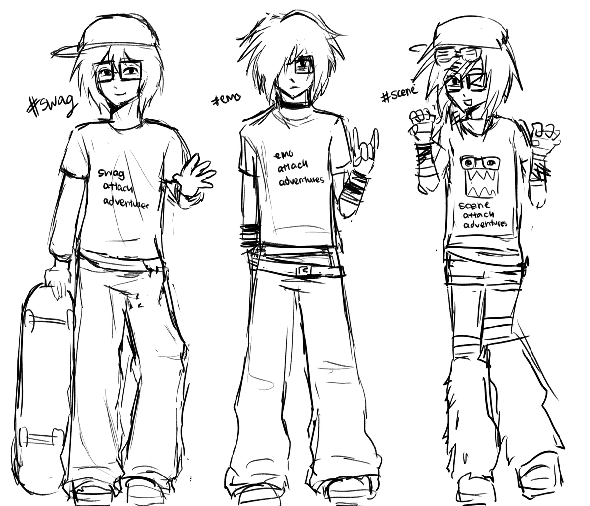 ppwn3d's tweet photo. facty boy be trying out new styles 
#swag #emo #scene #factattackadventures https://t.co/RfK4PgKVnn