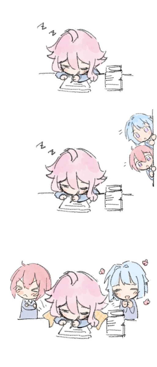 bunnie22f7's tweet photo. 生徒会長、仕事中 https://t.co/PjNmWuvLuK