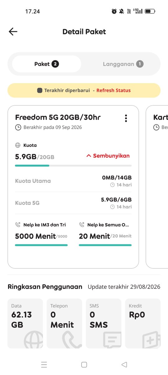 chezak30's tweet photo. Halo warga platform X , udah nanya kenapa kuota 5G saya tidak bisa dipakai, kata admin Indosat atas nama Nana karena berada di luar jangkauan zona 5G. Btw saya ada di Kemanggisan Palmerah jakbar. Penyelesaiannya bagaimana kah?
#im3 #kuota5G #indosat #kuotainternet https://t.co/jnqOLKaIqP