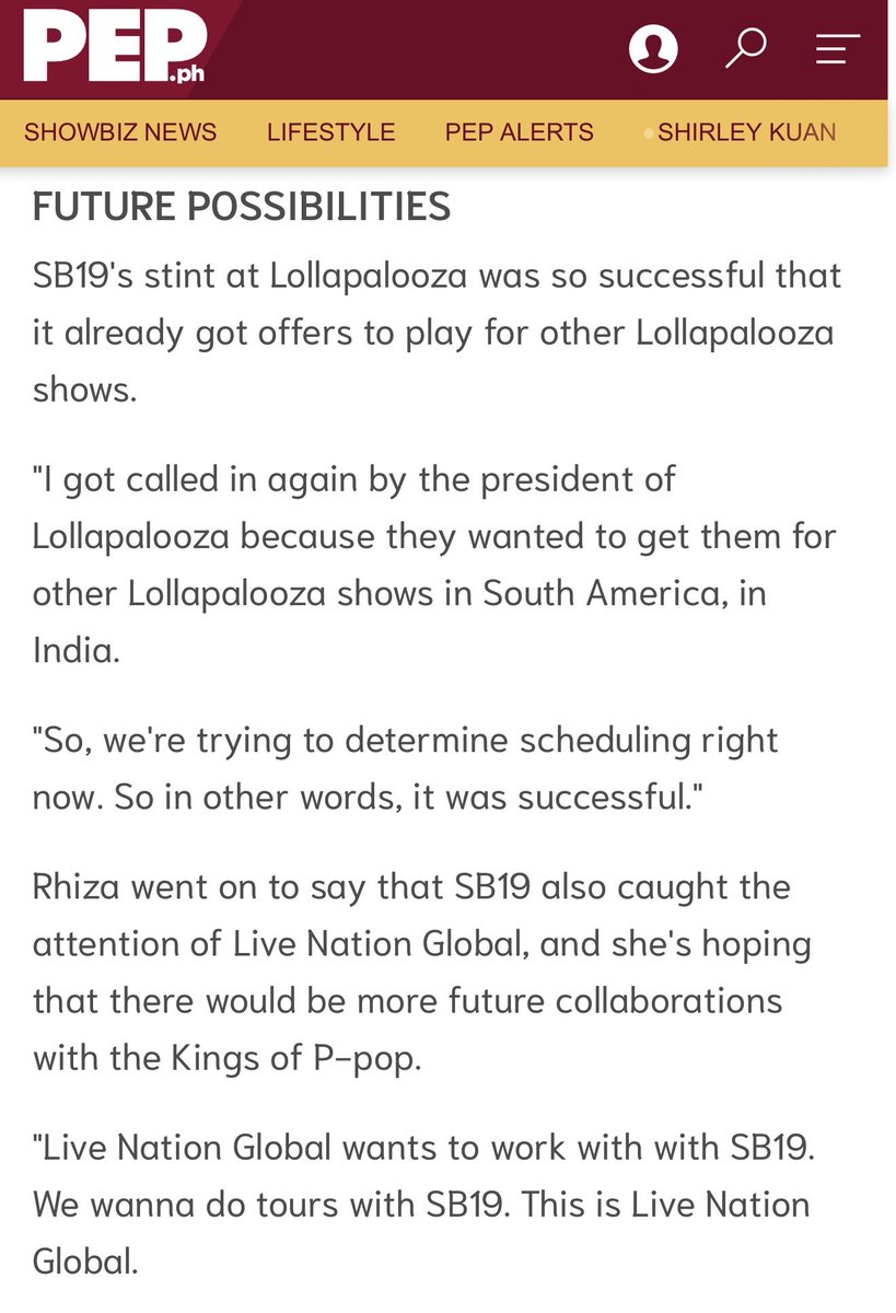redheiress_'s tweet photo. “so in other words, it was successful.”

naiiyak ako guys 😭😭😭 basahin niyo

highly recommended to read the entire article 

@SB19Official #SB19 https://t.co/NhB991LEGN