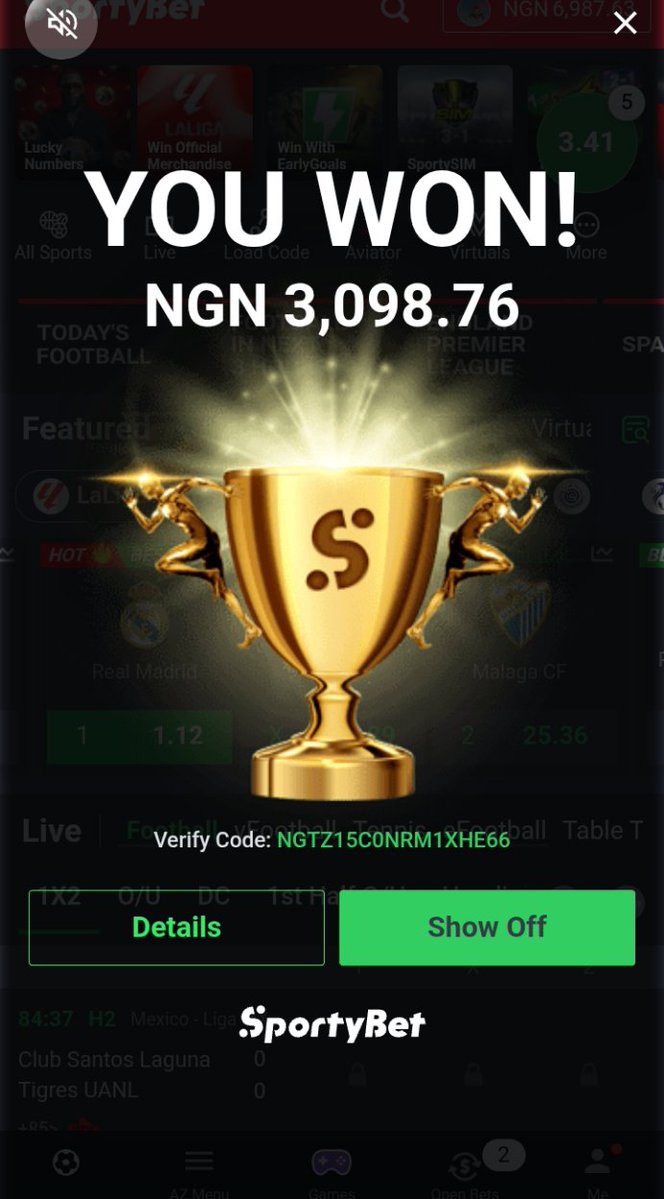 betfame1's tweet photo. Bro you game don boom oo 💥💥💥🎉🎉🎊
@Ruby0361 
Congratulations to us https://t.co/fklkpHIMTl