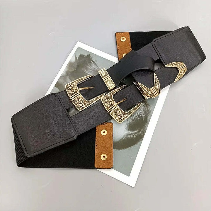 DebroahRydvn's tweet photo. Searching for the perfect accessory to elevate your style? Meet the KIMLUD Corset Belt—a black PU elastic corset with gothic flair that adds elegance and confidence to any outfit. Perfect for casual outings or special occasions. https://t.co/9mYmZhd2hw