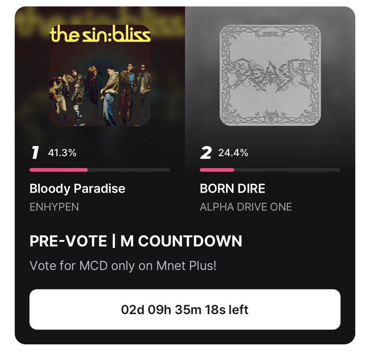 enhapopbase_'s tweet photo. ENGENEs, while voting for Bloody Paradise on Mnet Plus also apply for MAMA Super Fan!

🔗:https://t.co/8DT7VOHBPN https://t.co/TmRoII8k5q
