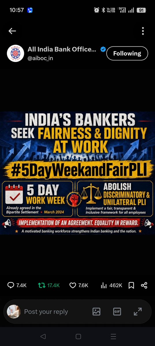 drparmal's tweet photo. 5 Days Banking - We Demand 
Discriminatory PLI - We Oppose
Honour Settlement - We Demand 
Residual Issues- We Demand 
#5DayWeekandFairPLI https://t.co/SE8teK9MAT