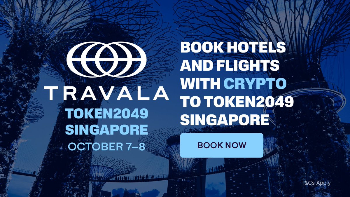 travalacom's tweet photo. 🇸🇬 Flying to @token2049? STOP overpaying with credit cards 👀

📍 Singapore
📅 7-8 Oct, 2026

Get $50 OFF flights, hotels, activities &amp; car rentals ✈️

Sign in or sign up via this link: https://t.co/ooWsRUzuHV https://t.co/6G0eQeldwD