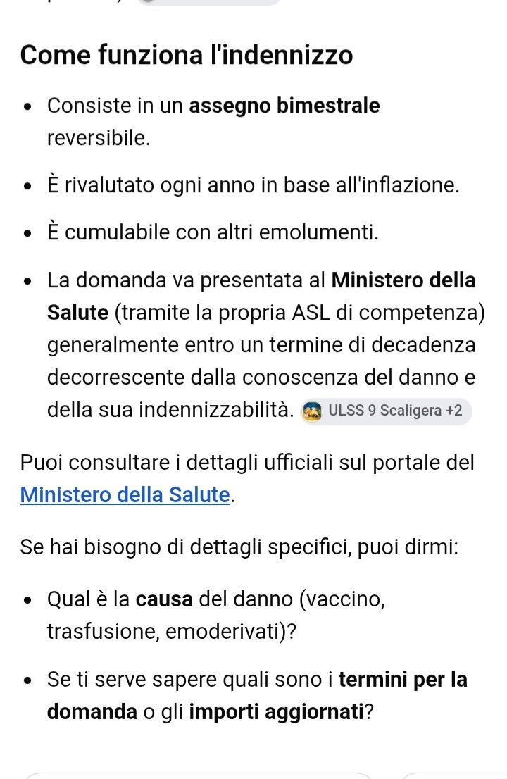 Meira85253235's tweet photo. https://t.co/Juo01cjfUX
L'#indennizzo è previsto per:#Vaccinazioniobbligatorie o raccomandate (inclusa l'anti Sars-CoV-2).
Soggetti danneggiati da contatto con persone vaccinate o contagiati familiari (nei casi previsti)
#difterite
#morbillo
Meditate... https://t.co/EfszPvofVK