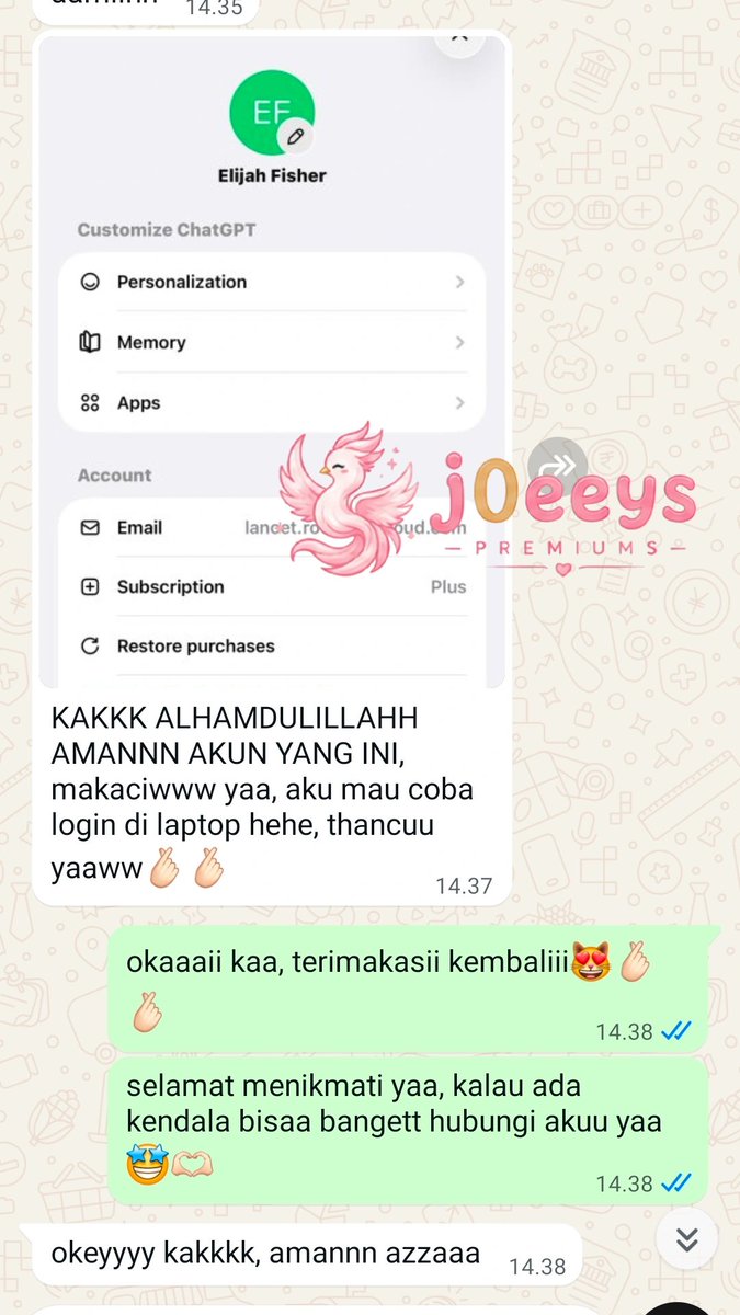 nizarrry's tweet photo. READY GPT PLUS PRIVATE 

1 minggu private 30k, payment after login🤩

#zonauangㅤ #zonaba #zonajajan https://t.co/B32i0QlK5G