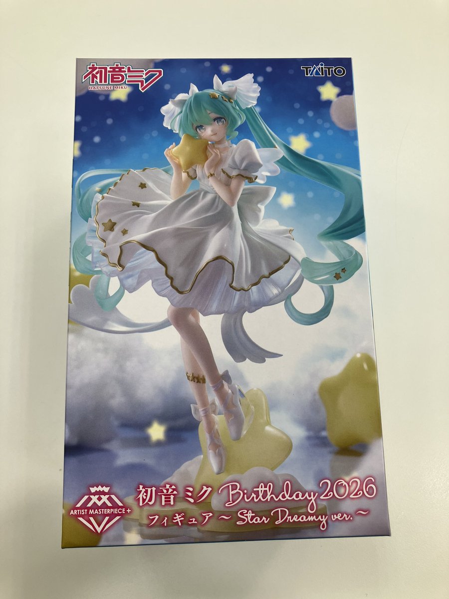 AMUUU_namegawa's tweet photo. 新景品入荷✨✨
初音ミクBirthday 2026
フィギュア〜StarDreamy ver.〜

GETしに遊びに来てね♡

#ＡＭＵＵＵベイシアなめがわモール店
#フィギュア
#初音ミク
#可愛い https://t.co/NeB27C4G1i