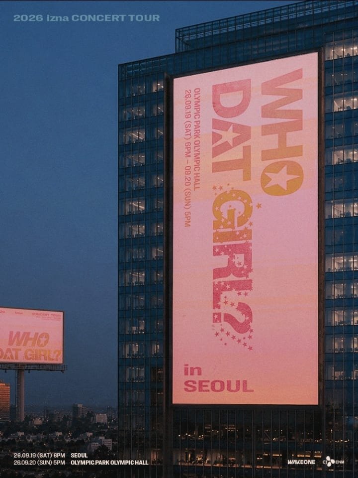 NipponTickets's tweet photo. 2026 izna CONCERT TOUR 「WHO DAT GIRL?」 in SEOUL 👑
📅 日時：
 * 2026年 9月 19日 (土) 18:00 (6PM)
 * 2026年 9月 20日 (日) 17:00 (5PM)
   📍 会場：オリンピック公園 オリンピックホール (OLYMPIC PARK OLYMPIC HALL / 올림픽공원 올림픽홀)
   🎤 出演：izna (イズナ)
   🎟️ 席種：全席指定（WAKEONE / CJ ENM）
✨ 案内ガイド
✅ 大人気グループ izna による初のコンサートツアー『2026 izna CONCERT TOUR "WHO DAT GIRL?" in SEOUL』ソウル公演開催決定！
✅ オリンピックホールでの華やかで圧倒的なステージを良席代行手配！
✅ プレイガイドシステムに精通したルートで良席・神席確保をプロが強力サポート
✅ 連番・お友達同士での確保も柔軟に対応可能
✅ 韓国公演・遠征組も安心の発券・入場サポート
📥 購入・お見積もり方法
ご希望の【公演日・席種・枚数・ご予算】を明記の上、お気軽にDMまでお問い合わせください📩
※決断され、すぐにお支払いおよびチケット確保が可能な段階になってからDMをお送りいただくようお願いいたします。
#WTS #チケット代行 #チケッティング代行 #チケッティング #代理チケッティング #韓国公演代行 #ソウルコン代行 #izna #イズナ #WHODATGIRL #OlympicParkOlympicHall #オリンピックホール #KPOP #チケット譲 #譲渡 #양도
