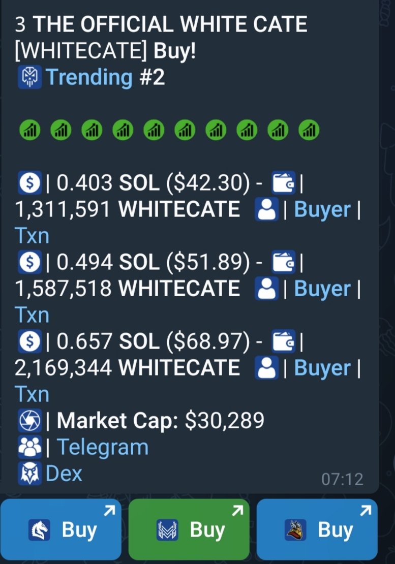 skeletontoolsx's tweet photo. Did you know? Unless other buybots, Skeleton reduces spam in your chat. If the volume is high and dozens of transactions happen, the bot creates group buy popups which collect up to 20 buys in blocks. Other buybot do 20 popup and spam 10 screen long space, Skeleton reduces spam by 90%.
Clean chat, yet all buys notified!