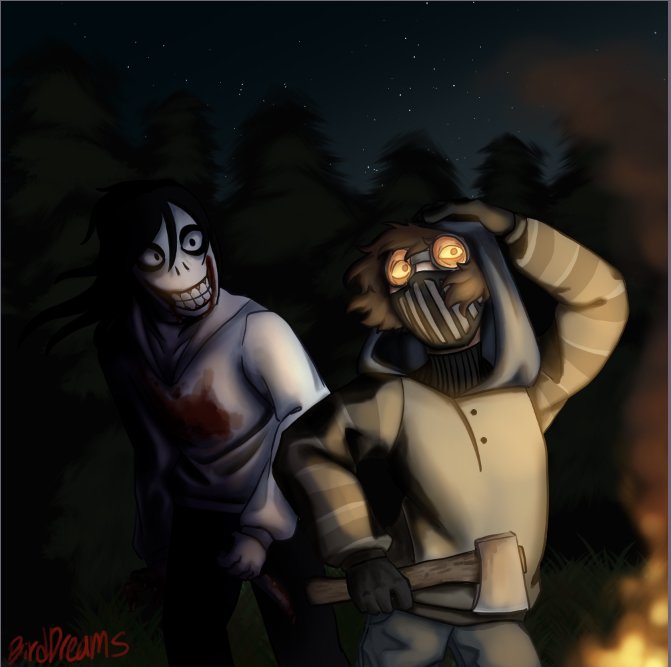 BirdDreams3's tweet photo. A few months old but whatever 
go my creepypasta fan art..
#ticcitoby #jeffthekiller https://t.co/JhfERNCEAV