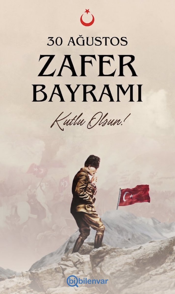 bibilenvar's tweet photo. 30 Ağustos Zafer Bayramımız Kutlu Olsun. Ulu Önder Mustafa Kemal Atatürk ve silah arkadaşlarını saygı ve minnetle anıyoruz. 🇹🇷🇹🇷🇹🇷

#30AğustosZaferBayramı https://t.co/qiYC3YcGLr