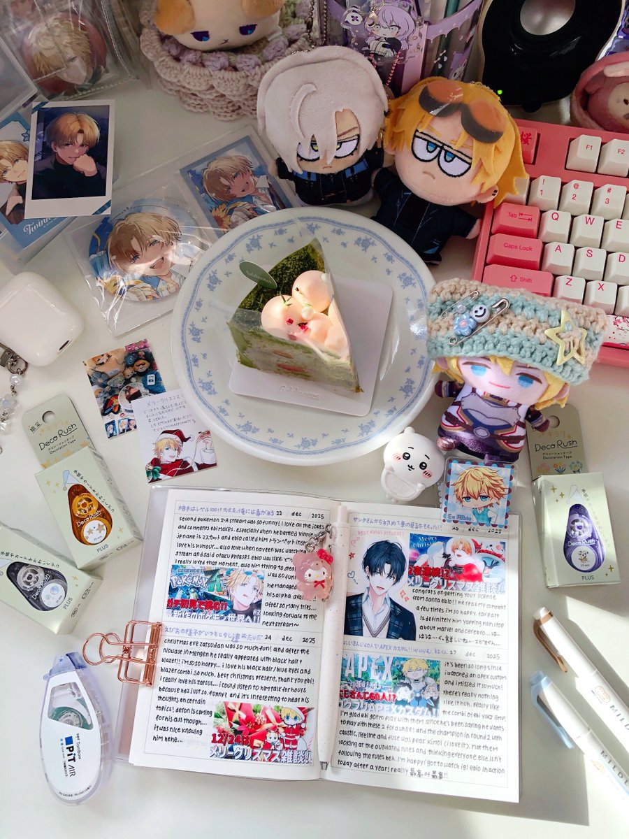 eiyuuarchive's tweet photo. it's an old photo, but this is how i've been enjoying recording down my thoughts about oshi's streams at my own pace 🤗🛡️ https://t.co/QRHWDvTemo