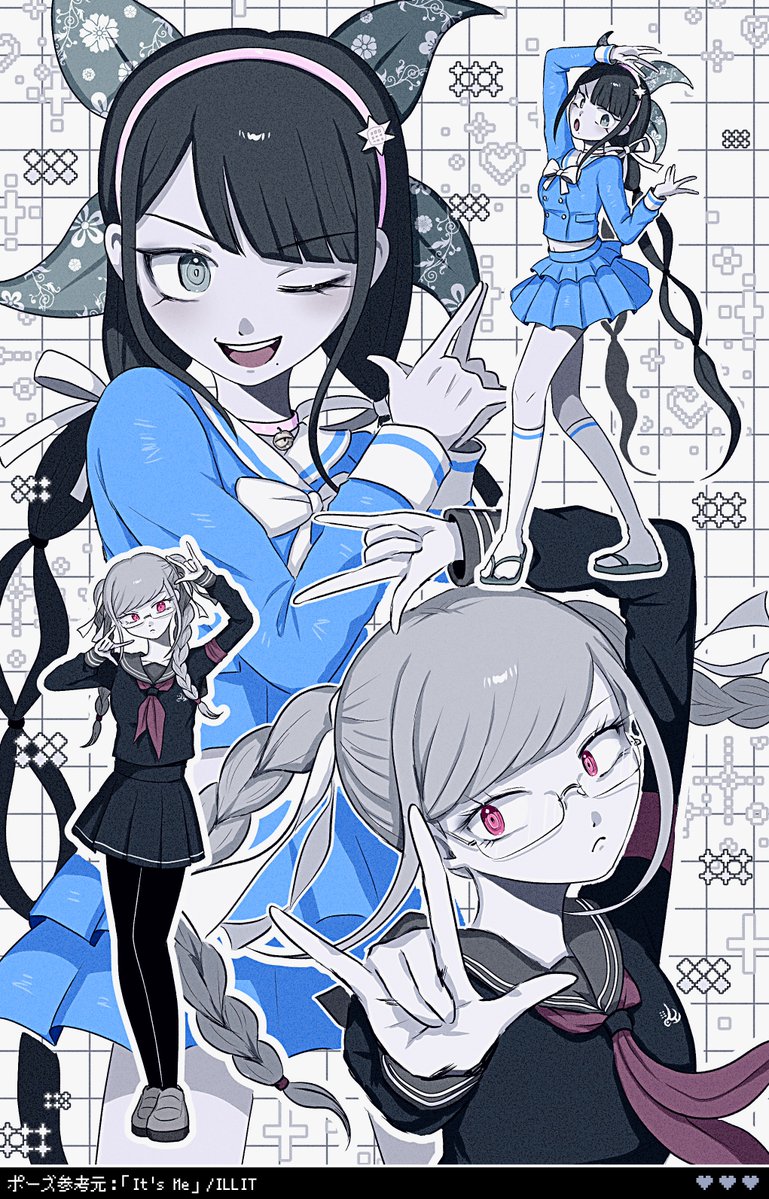 amecopic's tweet photo. 🩵🩶💚
#danganronpa #sdr2 #drv3 https://t.co/XTgco2RQ2O