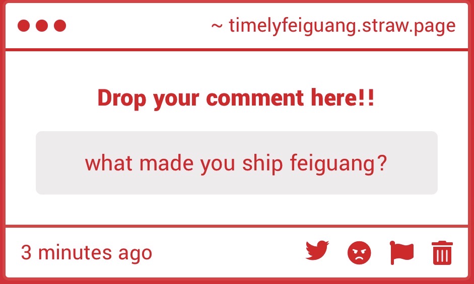 timelyfeiguang's tweet photo. Well i first start ship feiguang because feishiguang //ahem// and their interactions in bridon is very cute, but then later the more i think of them the more i pay into the feiguang propaganda, and now here we are🙂‍↕️🙂‍↕️
https://t.co/Fz8JR5Kk4j https://t.co/X3rVxCNYmN