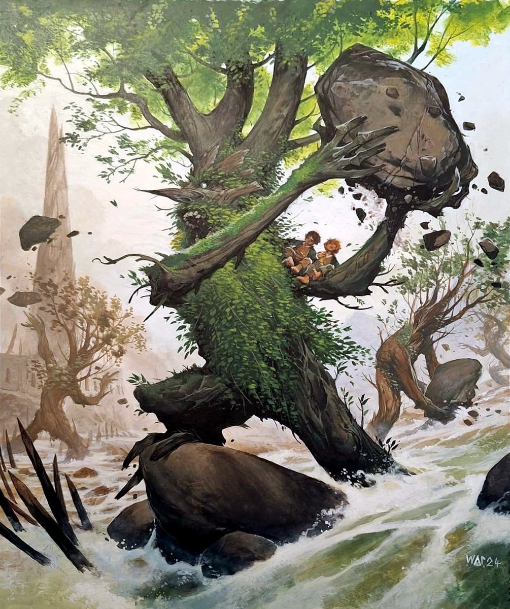 SeanMac67914982's tweet photo. Last March of the Ents by Wayne Reynolds https://t.co/Zgpylqa5q4