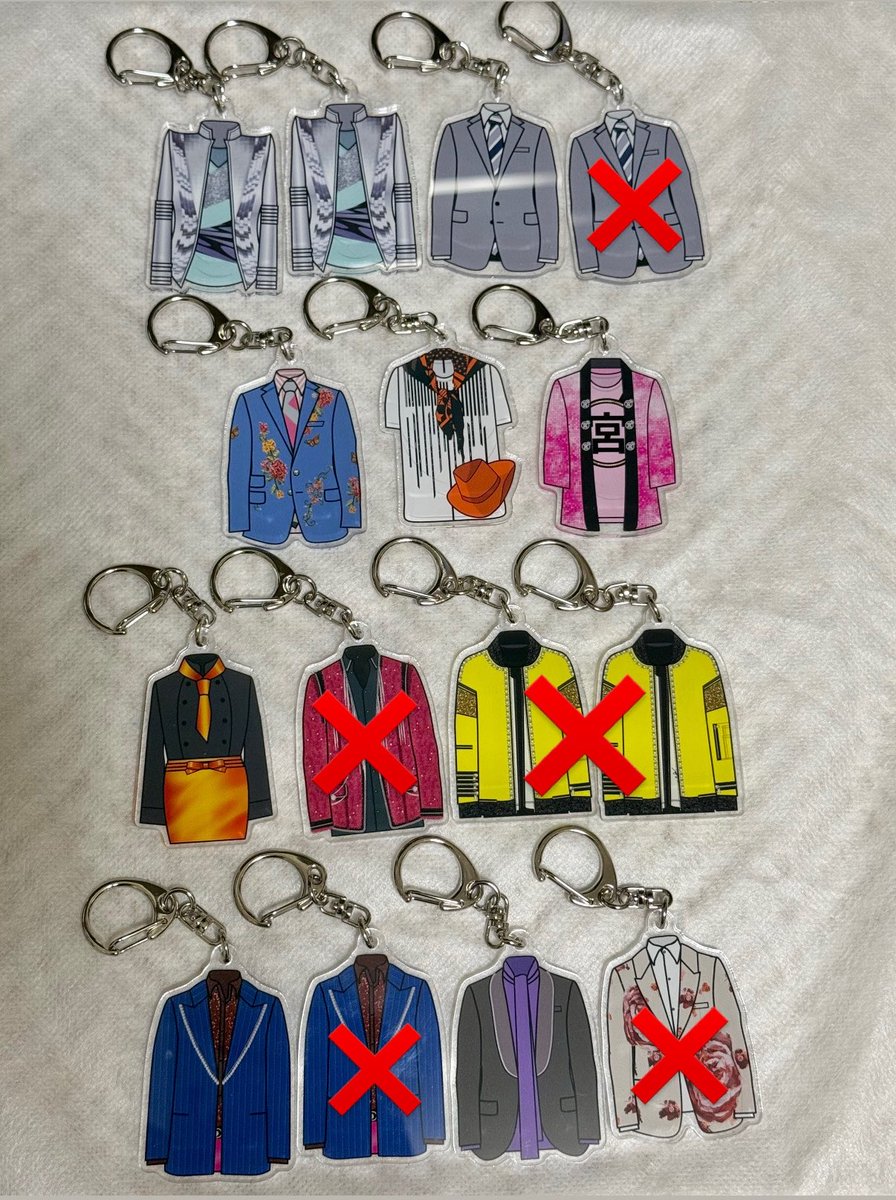 m____rr25's tweet photo. キスマイ衣装展　The  Couture
トレーディング衣装ルックキーホルダー 入場特典交換

【譲】画像

【求】玉森 CHEAT赤衣装 n:1可
入場特典🩷>💙💜>🧡各1ずつ

名古屋or 9/4（千葉）、12（広島）、19（新潟）
会場付近での手渡し希望

#キスマイ #キスマイ衣装展 #キスマイ交換
#キスマイ譲 #キスマイ求 https://t.co/gArazgGcCz