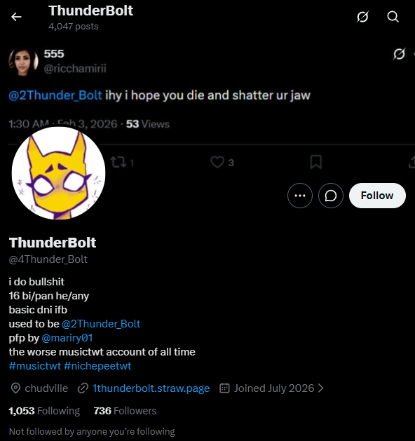 genesisLxr's tweet photo. If you follow this weirdo then please Block Me https://t.co/sJlmKnvj5i