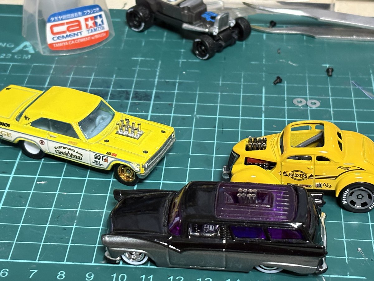 porschegmbh's tweet photo. #ホットウィール  #8crate 
おおおこれわ💦ファンネルつけねば〜💦💦そしてファンネルズ😎✨👍ラーナウェーランナウェイ🎶とーてもすーきさー😎 https://t.co/WWn3Wgz7N9