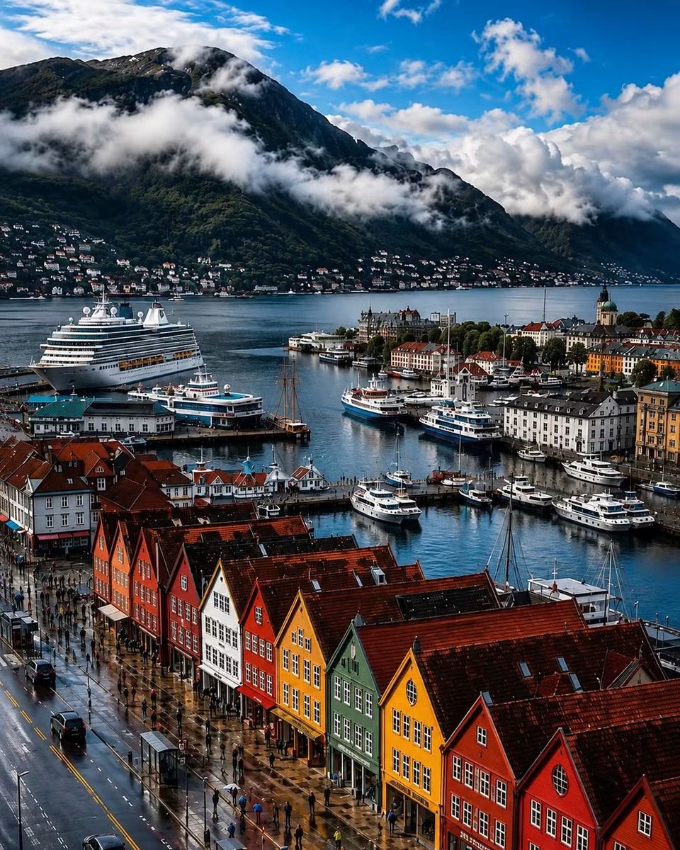 PrettyCitiesX's tweet photo. Bergen, Norway 🇳🇴 https://t.co/d6sZsiUgN3