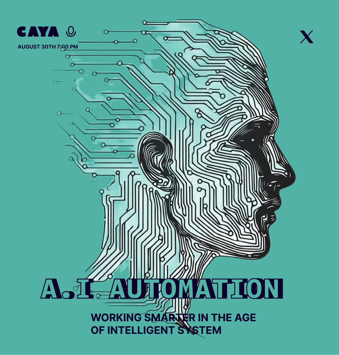 CayaHQ's tweet photo. 🤖 TODAY’S THE DAY!

Tonight on CAYA🎙️, we’re getting practical about what that actually means.

𝗔𝗜 𝗔𝘂𝘁𝗼𝗺𝗮𝘁𝗶𝗼𝗻: 𝗪𝗼𝗿𝗸𝗶𝗻𝗴 𝗦𝗺𝗮𝗿𝘁𝗲𝗿 𝗶𝗻 𝘁𝗵𝗲 𝗔𝗴𝗲 𝗼𝗳 𝗜𝗻𝘁𝗲𝗹𝗹𝗶𝗴𝗲𝗻𝘁 𝗦𝘆𝘀𝘁𝗲𝗺𝘀

With Special Guest: Elewachi Emmanuel @elewachii https://t.co/nQRXpX2O91