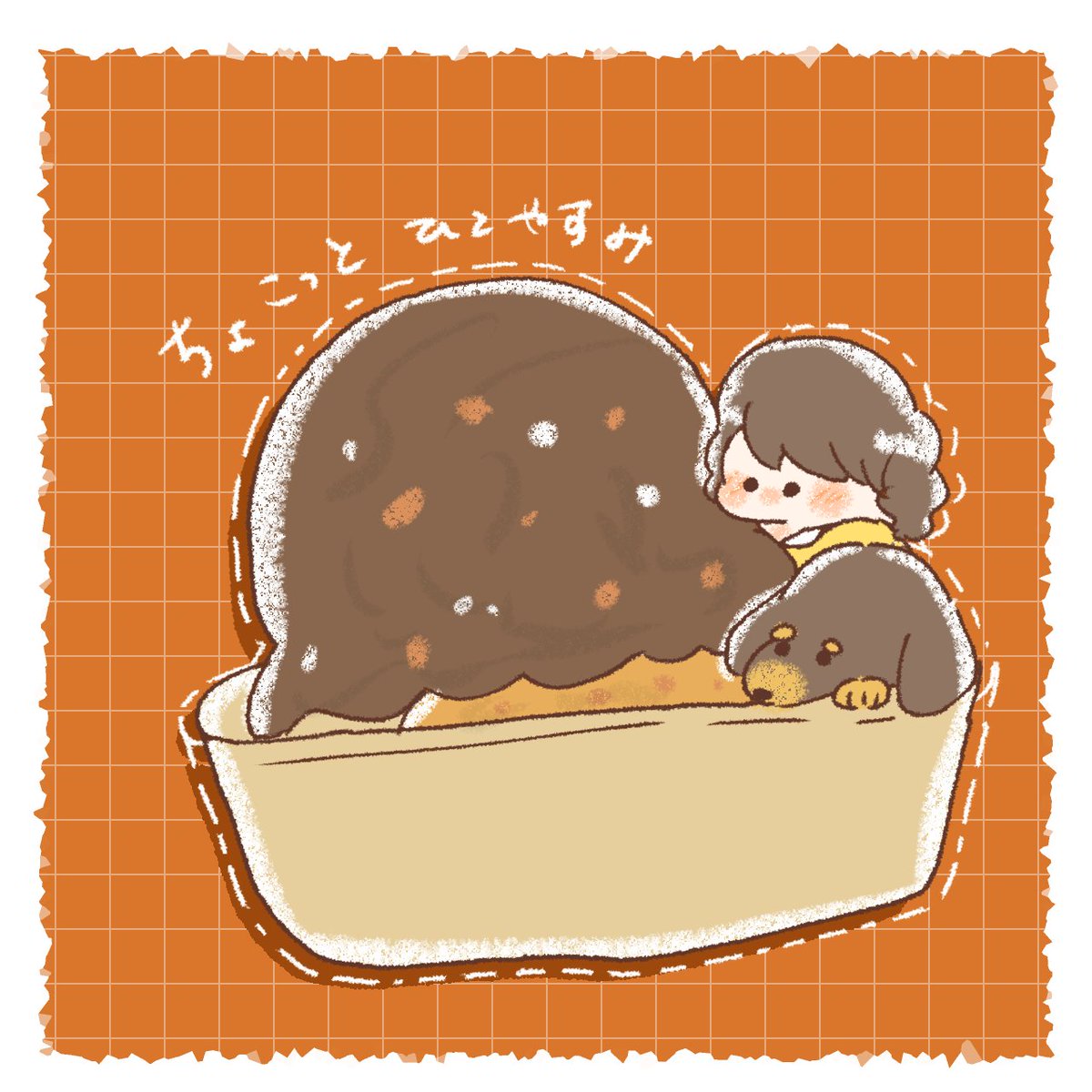 Yuuki_wanco's tweet photo. ダックスフンドさんとチョコアイス🍫🍨

#ゆるいイラスト #illustrationㅤ https://t.co/xkEvVx7IgZ