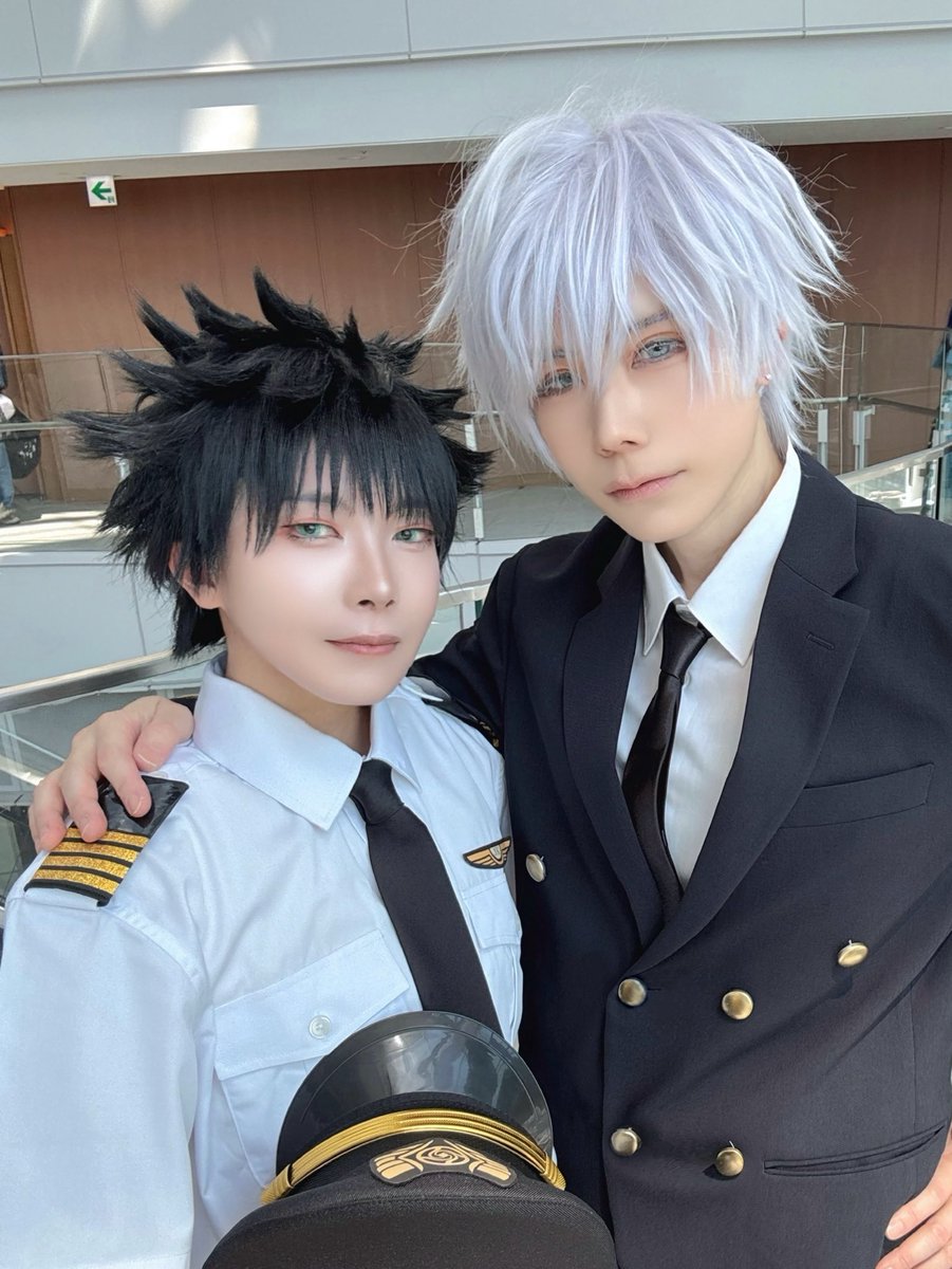onasu315's tweet photo. (先週の)今日、サンポートのイベントに羽田✈️コラボの先生で、恵と野薔薇と遊びに行ってきました！🫰✨
暑かったけど久しぶりに色んな人とお話し出来て楽しかったです！🥰
皆さん、ありがとうございました！🫶🏻︎
 #コスチャinサンポート高松 https://t.co/i6EiYlzmHk