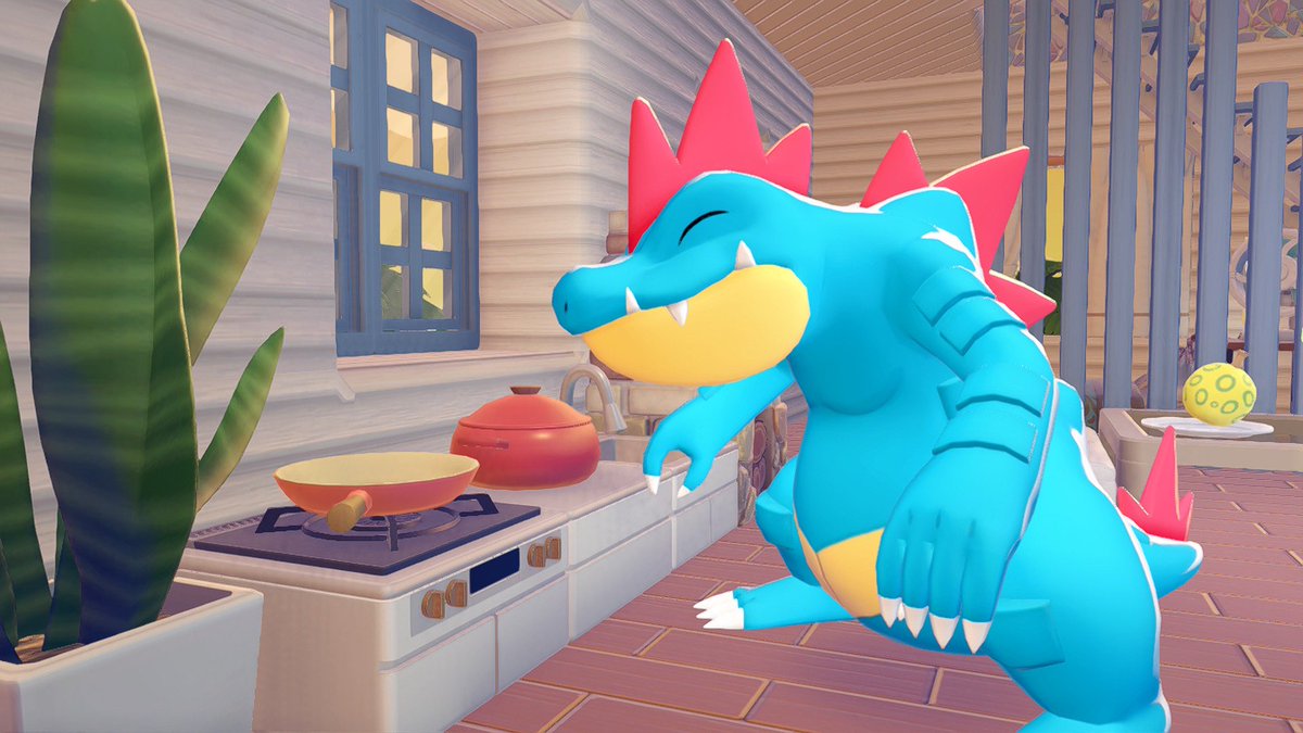 waitforapril_04's tweet photo. ポケセンの上を整地してアリゲイツとオーダイルのお家にした！ポケセン裏からたきのぼりでポケモンが時々遊びに来ている
#ぽこあポケモン #ぽこポケ https://t.co/eqDnzBf58p