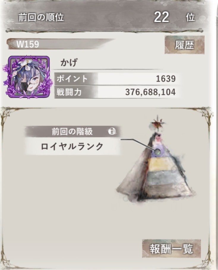 kagechammm23's tweet photo. 黄昏フロのおかげで久しぶりの紫枠〜！
嬉しいね！ https://t.co/5fWUFoY0FQ