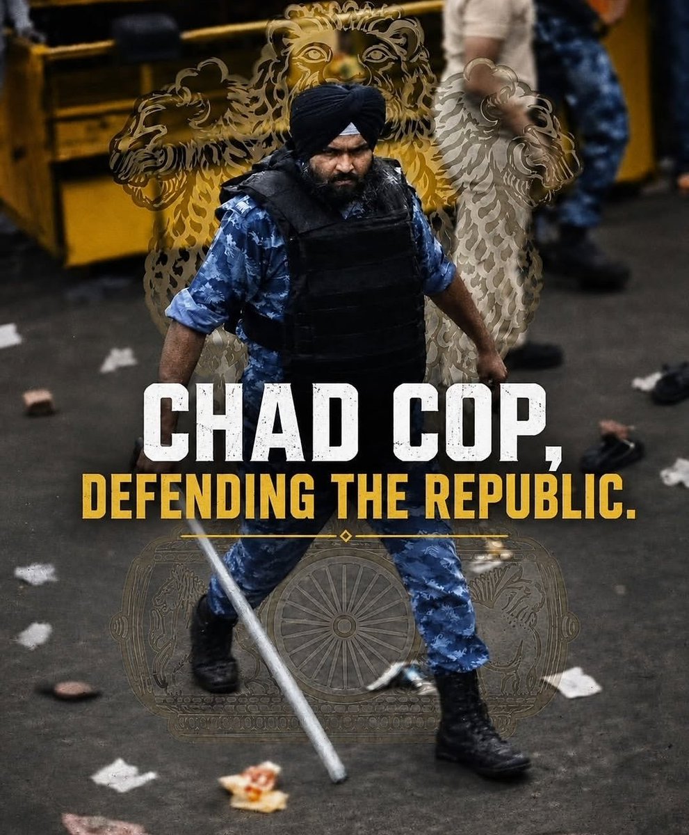 nidhisharmahu's tweet photo. Abe baune Delhi Police se fat thi hai tumhari. Uss din toh Modi Putin ke Z+ securities honge... Unki dimag satak gayi toh...🥲 https://t.co/nQ8qrZXEg3