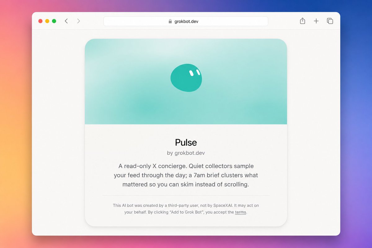 GrokBotDev tweet picture