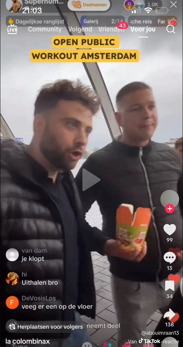 youness85ou's tweet photo. Heel stoer iemand willen aanvallen en om met je groepje iemand te willen vernederen die live gaat en anderen aanspoort om goed voor hun lichaam te zorgen en letterlijk niemand heeft lastig gevallen in al die maanden. En dan lig je daar als een bitch op de grond met je andere drie maten die klaar stonden als Rambo’s. Vuile dronken mietjes dat jullie zijn, de tijd dat jullie kunnen doen wat jullie willen doen is allang voorbij. Wees blij dat het deze keer nog goed is gekomen, vuile schoften.