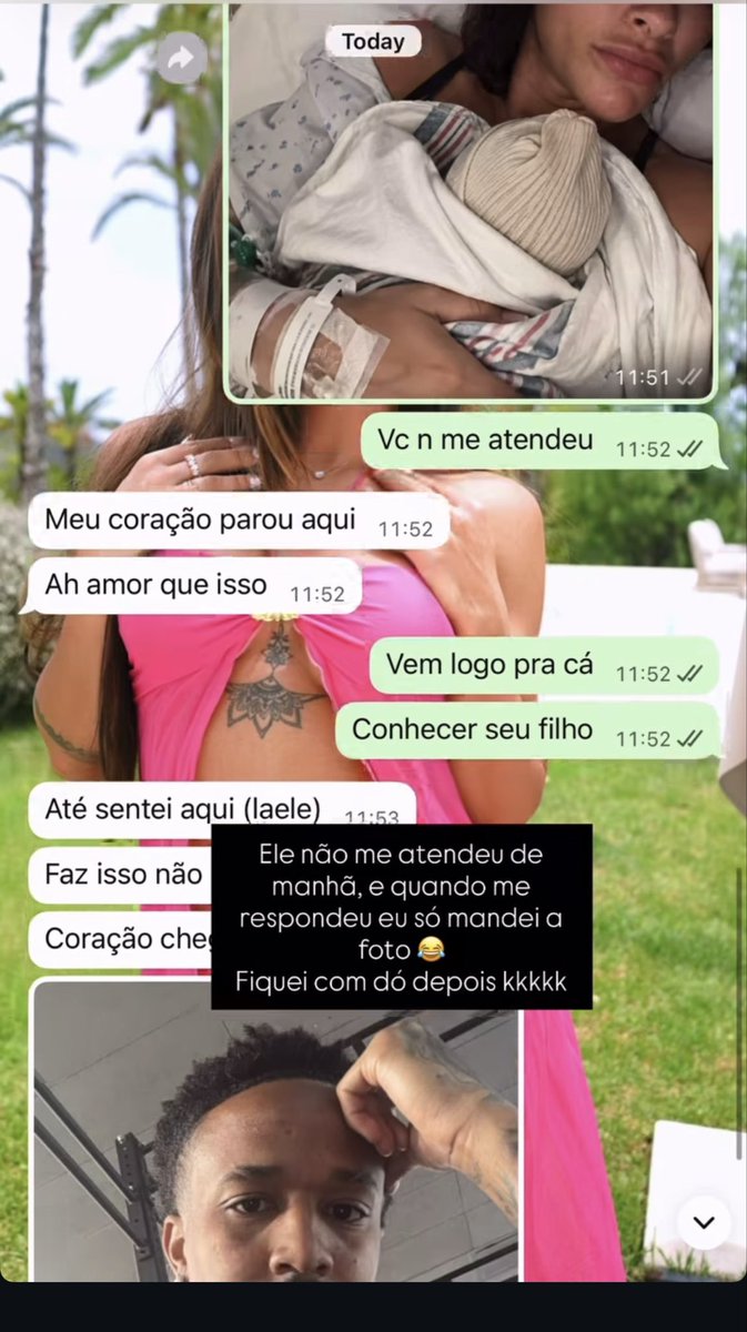 Almeida1774835's tweet photo. Tainá enganando o Éder logo de manhã 😂 O coitado achou que o filho tinha nascido e quase teve um treco! 🤣 https://t.co/JYMaHyQKm1