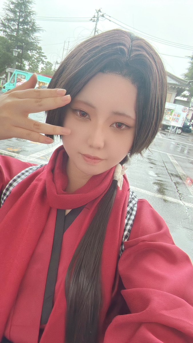 re_ko117's tweet photo. そくほ！
初ジャンルぶっつけ本番です☺️
やすさだといる❣️
#コスプレス #竹駒神社 #狐夢 https://t.co/kfIh1Iiblk