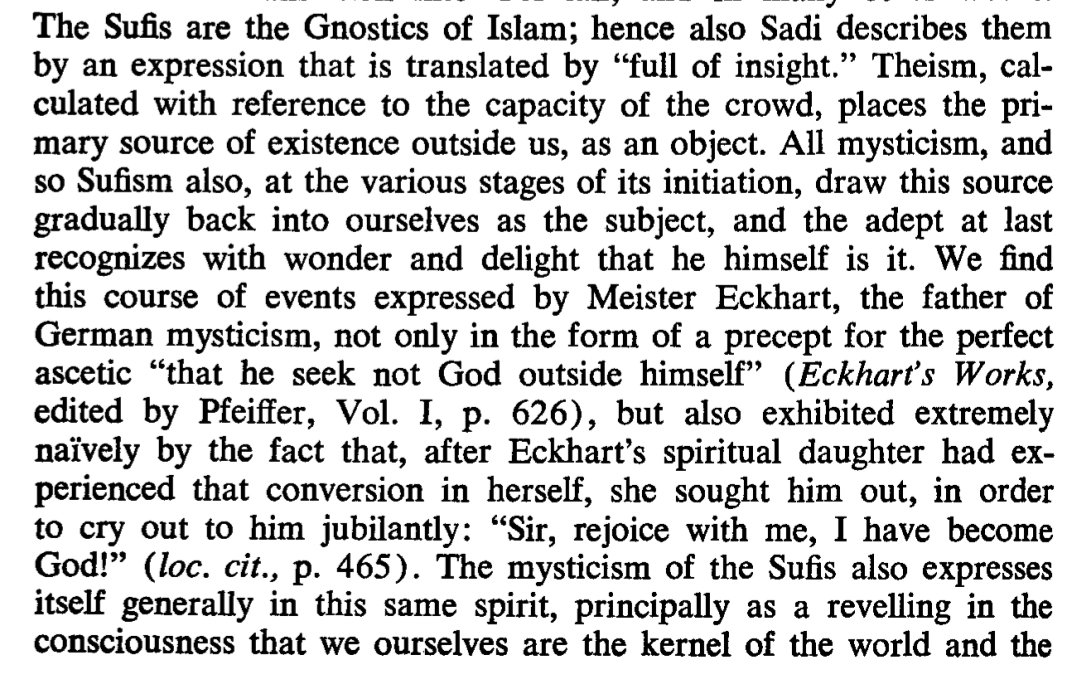UberKierk's tweet photo. Schopenhauer on Meister Eckhart as the father of German mysticism https://t.co/8KWO9EPgVF