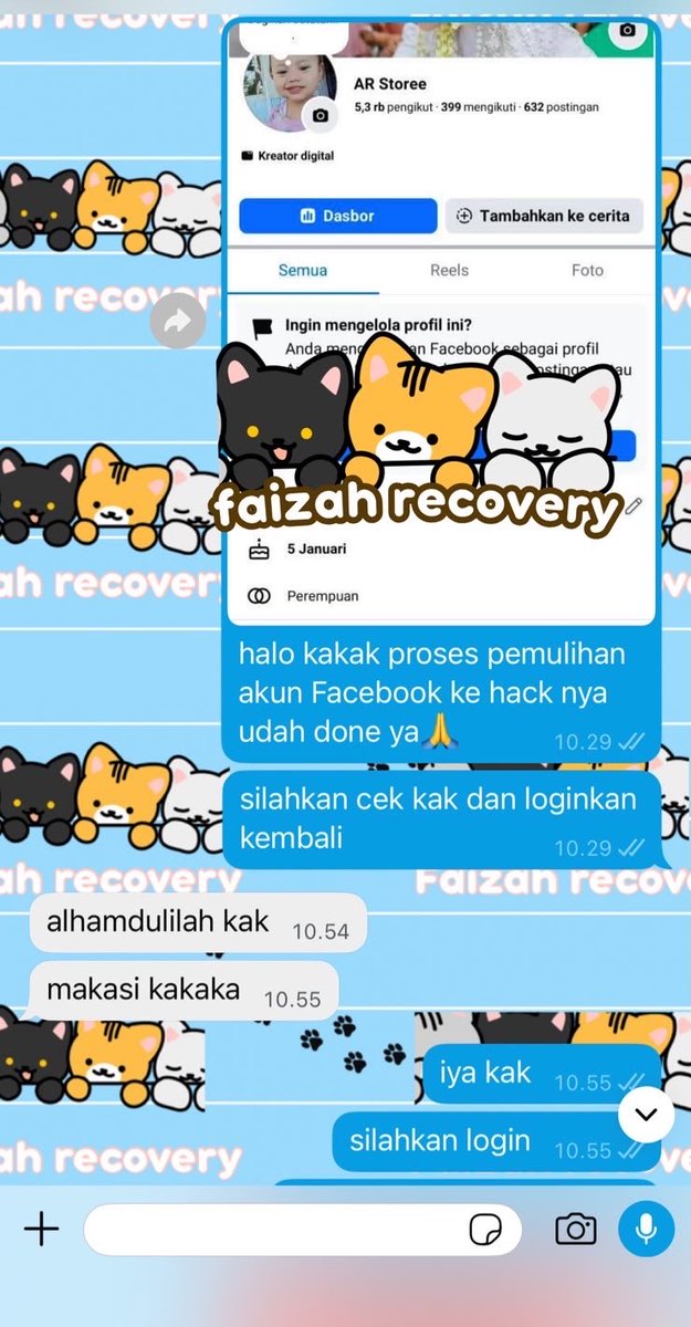 tequeromia_cw7's tweet photo. JASA PEMULIHAN AKUN/DELETE AKUN, PROSES FAST &amp; BERGARANSI 

KENDALA :#zonajajan
•PULIHKAN CHT WA LAMA
•JASA SADAP WA/IG
•LUPA PASWORD &amp; LUPA DATA2
•JASA HAPUS AKUN ALL SOSMED
•JASA PULIHKAN AKUN ALL GAME
GOGGLE ,GMAIL,INSTAGRAM,TWITER, FB,TIKTOK,DLL #zonauang

THX WA DI BIOO https://t.co/312InhzlWy