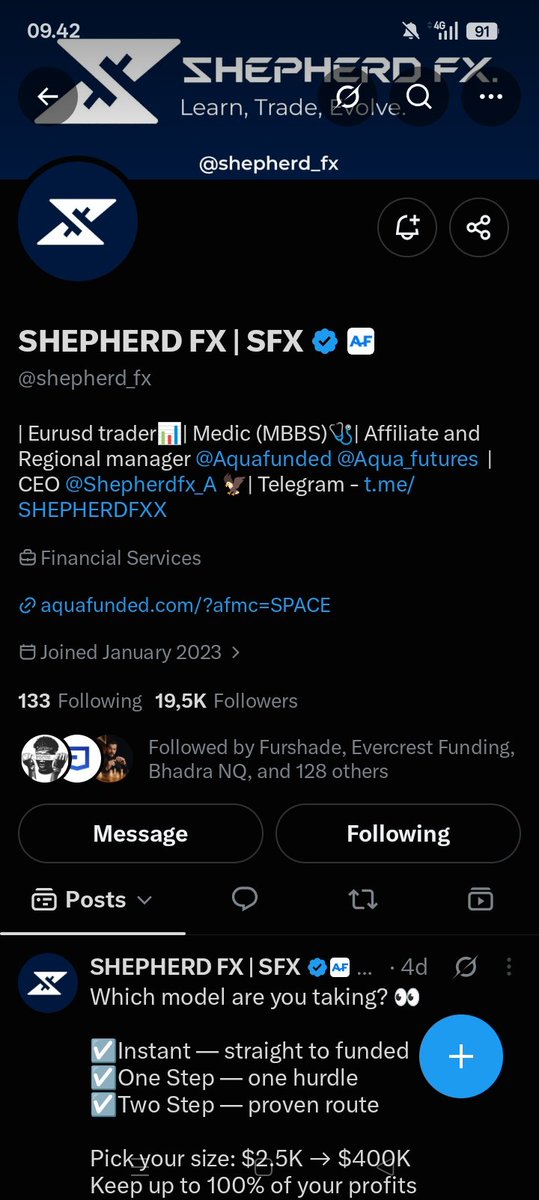 Maxwin_BTC's tweet photo. @dimpledhanna @AquaFunded @LewisAquaFunded @shepherd_fx Done ✅ 

@NFPBaby08 @Matt_Cuan @goldcrusader https://t.co/5dImlxfPM0