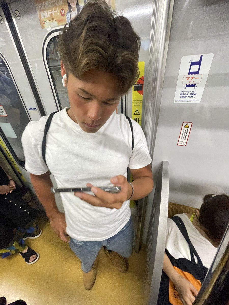 HimAndArmpits's tweet photo. A handsome young guy in the train station. Is he hot? https://t.co/AjximtSRqY