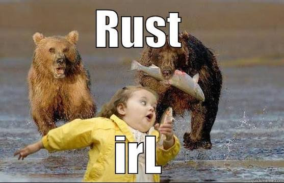 RustMafiacom's tweet photo. You've been killed by: Bear https://t.co/IbejW1X9AL