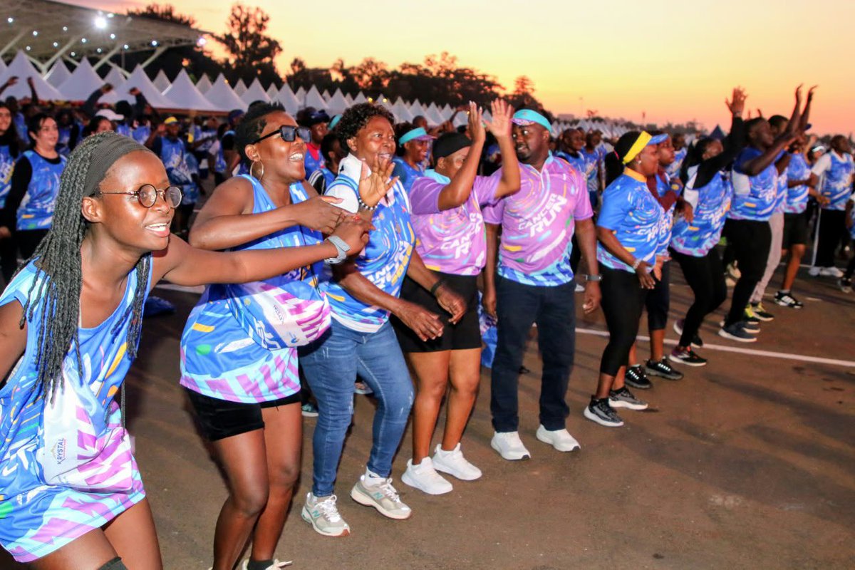 aidscommission's tweet photo. Thousands of people are participating in the Rotary Cancer Run 2026 early this morning at Kololo Independence Grounds, under the theme: "Gwanga Mujje" 

UAC is a partner in this event &amp; the team is sharing information/messages on HIV response.

#EndAIDS2030Ug https://t.co/zlsi1AfugN
