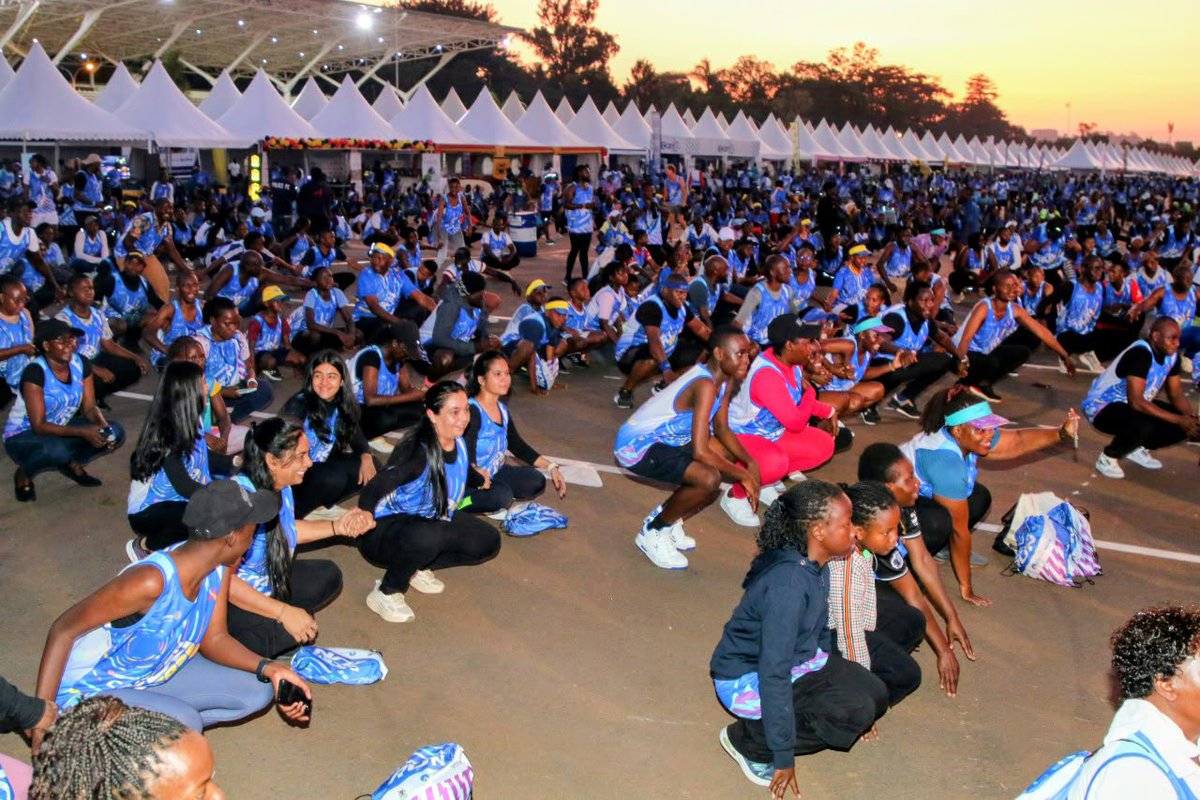 aidscommission's tweet photo. Thousands of people are participating in the Rotary Cancer Run 2026 early this morning at Kololo Independence Grounds, under the theme: "Gwanga Mujje" 

UAC is a partner in this event &amp; the team is sharing information/messages on HIV response.

#EndAIDS2030Ug https://t.co/zlsi1AfugN