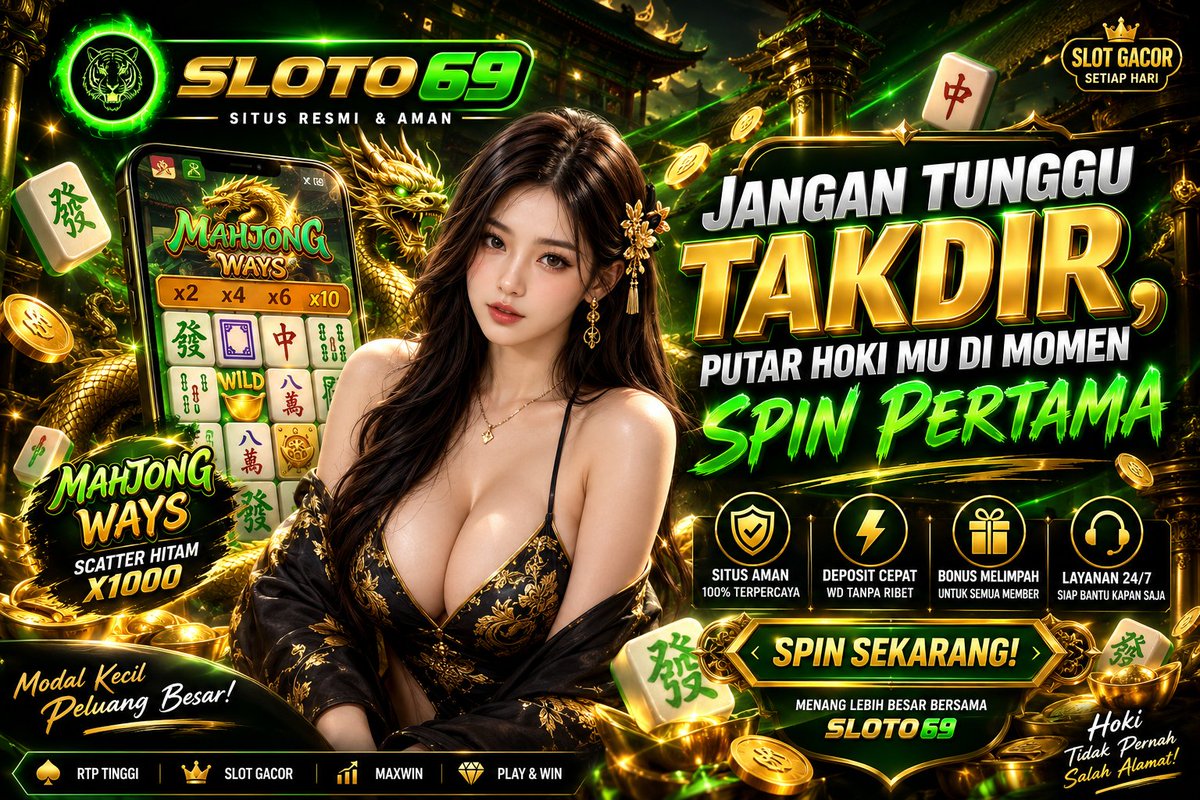sloto69_'s tweet photo. GAS JOIN KEUNN SLOTO69!
๐ ๐ณ๐ฐ๐ต๐ฒ: https://t.co/4CvKso5GTu
#sloto69 #slotbonus #harimauhijauonline https://t.co/dy8XlrLN2o