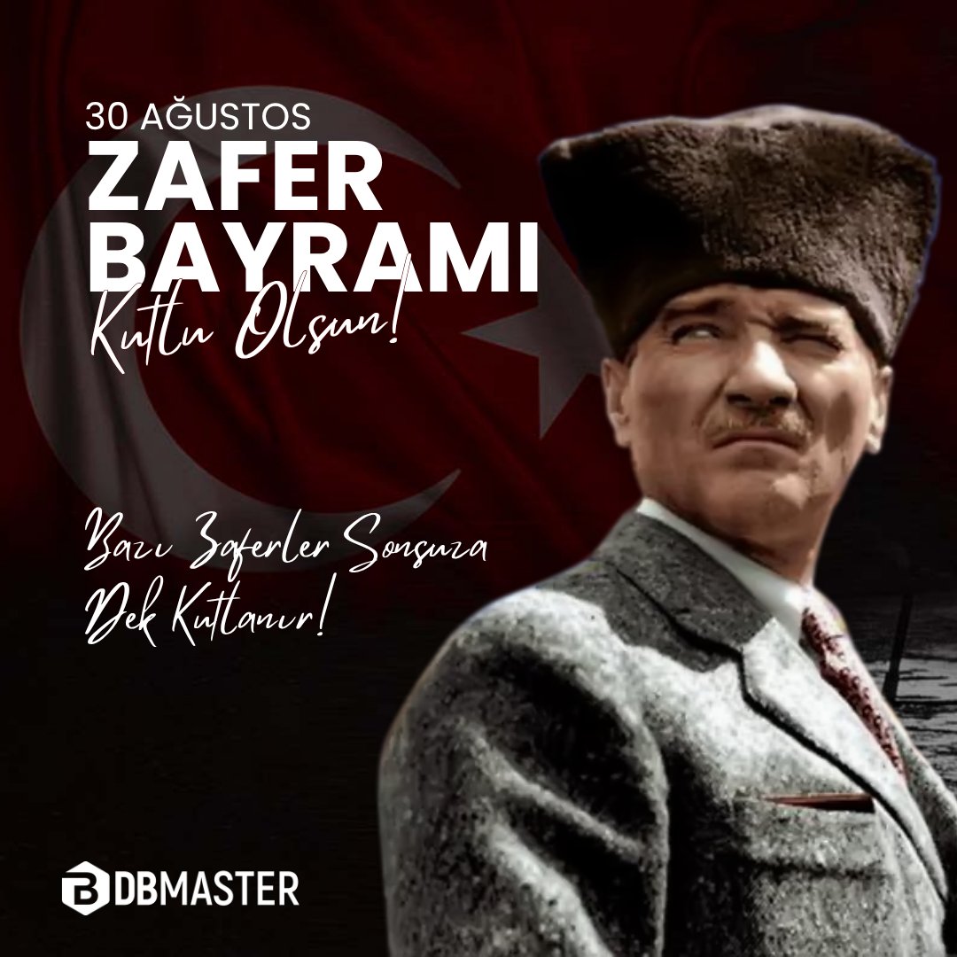 dbMasterIT's tweet photo. “Ordular, ilk hedefiniz Akdeniz'dir. İleri!” emriyle tarihin seyrini değiştiren Gazi Mustafa Kemal Atatürk'ü ve silah arkadaşlarını saygı ve minnetle anıyoruz. 30 Ağustos Zafer Bayramımız kutlu olsun.

@dbMasterIT https://t.co/RBFfyNfmTx