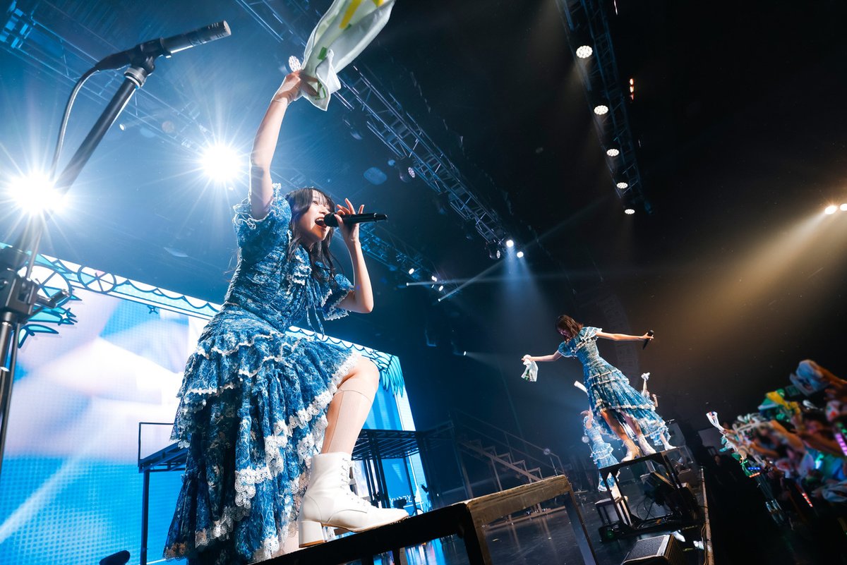 hinatazaka46's tweet photo. 【ブログ更新☀️ 山口陽世】 ( ¨̮ )>≡三期生LIVE〈完〉 https://t.co/flHKTfzejJ #日向坂46 #山口陽世 https://t.co/xqX5Slffm9